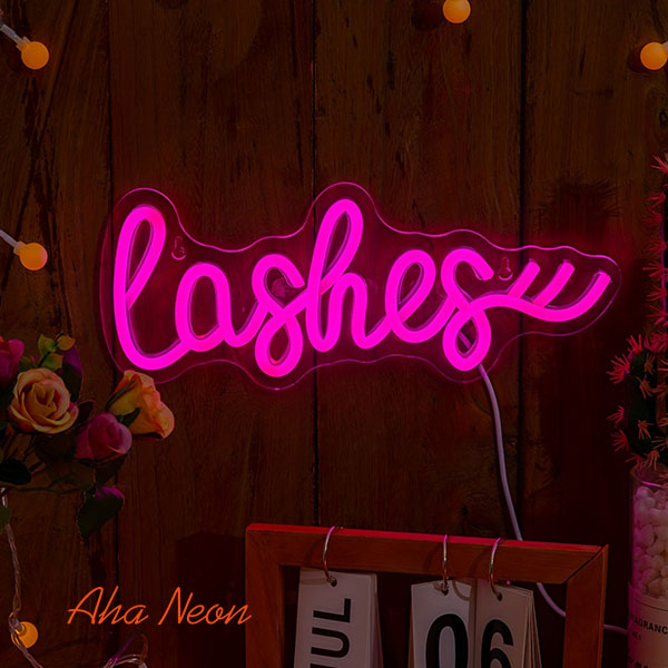 Lashes Neon Sign - 1