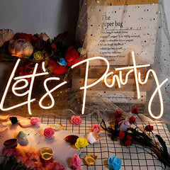 Let's Party Neon Light Sign - Aha Neon®