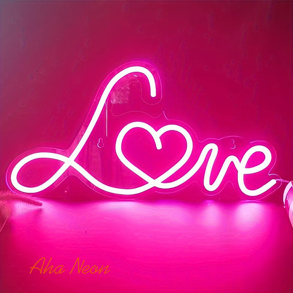 Love Neon Wedding Sign - Aha Neon®