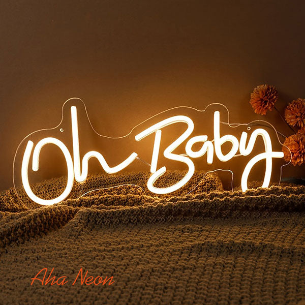 Oh Baby Neon Sign - 1