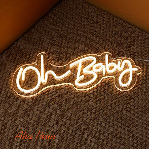 Oh Baby Neon Sign - 3