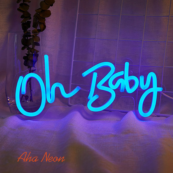 Oh Baby Neon Sign - 6