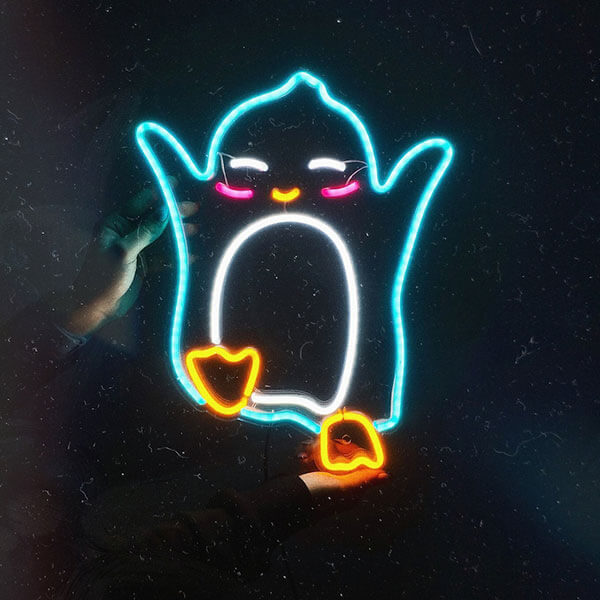 Penguin LED Neon Sign - 2
