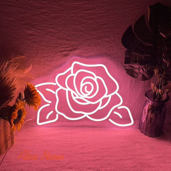 Rose Neon Sign - 1