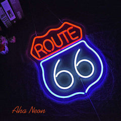 Route 66 Neon Sign - Aha Neon®
