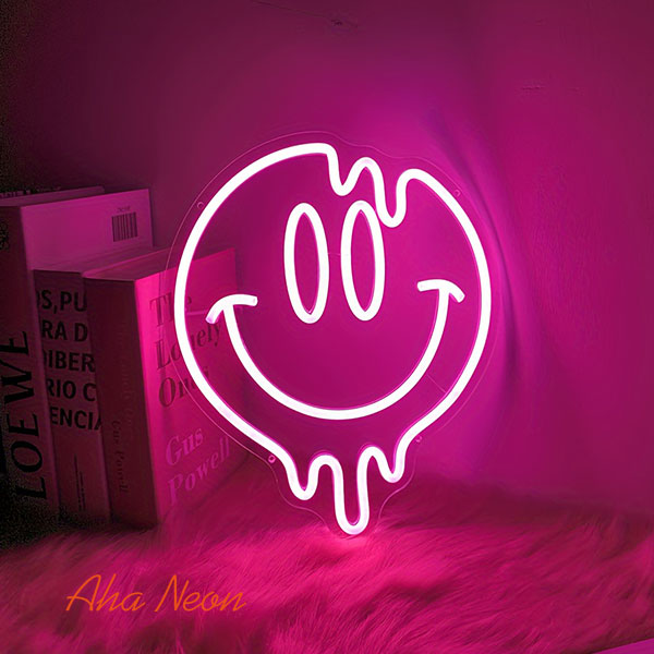 Smiling Face Neon Sign - 1