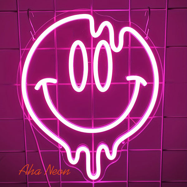 Smiling Face Neon Sign - 3