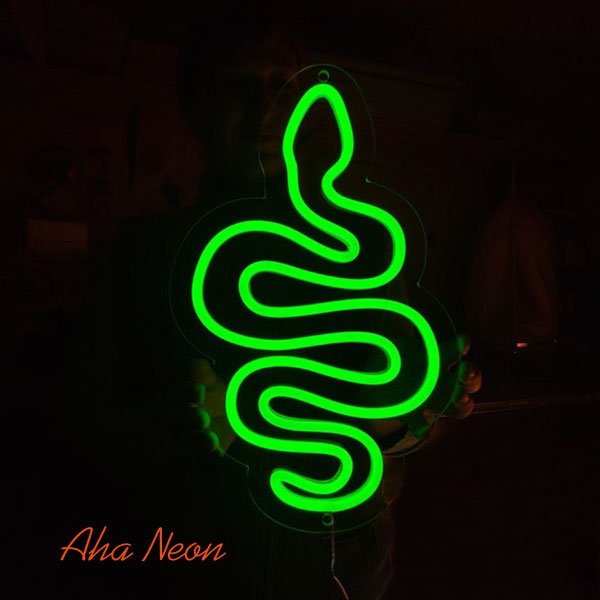 Snake Neon Light - Green