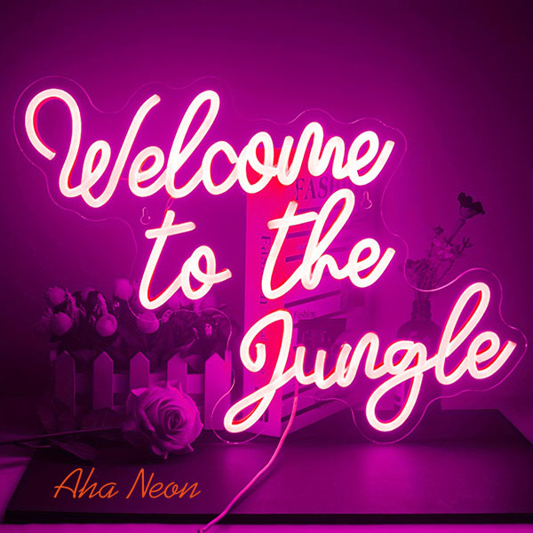 Welcome to the Jungle Neon Sign - 1