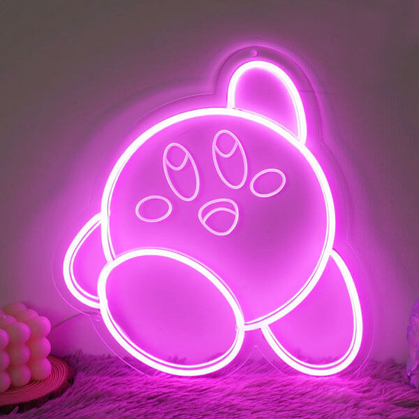 Kirby Neon Wall Art - 1