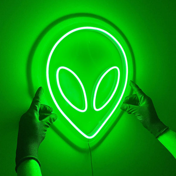 Alien Neon Sign - 2