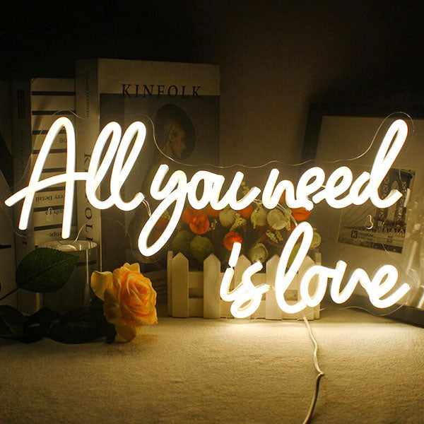 All You Need is Love Neon Light - 3