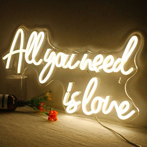 All You Need is Love Neon Light - Aha Neon®