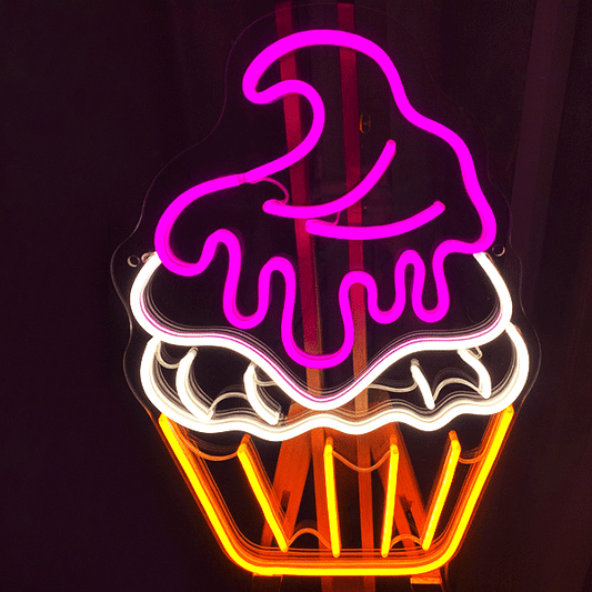 Cupcake Neon Sign - Aha Neon®