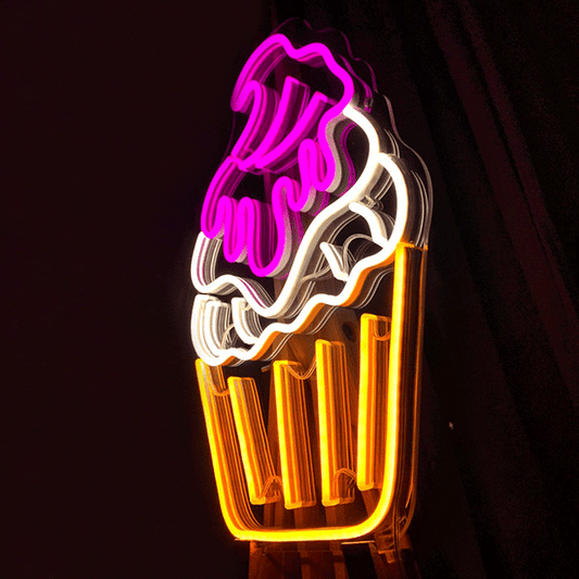 Cupcake Neon Sign - Aha Neon®