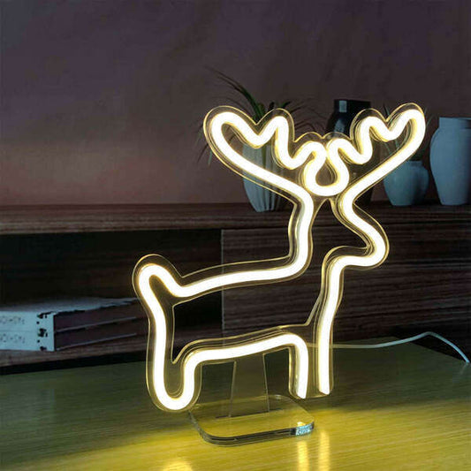 Deer Desk Lamp - Aha Neon®