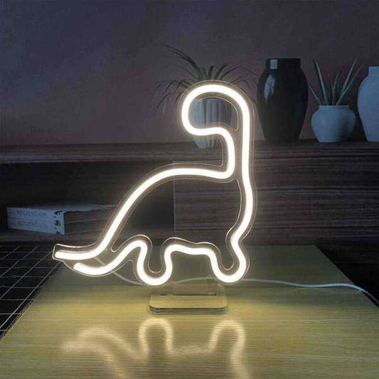 Dinosaur Table Lamp - Aha Neon®