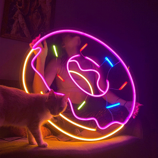 Donut Neon Sign - Aha Neon®