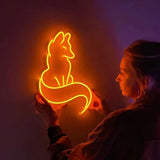 Fox Neon Light Sign - Aha Neon®