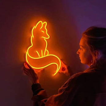 Fox Neon Light Sign - Aha Neon®