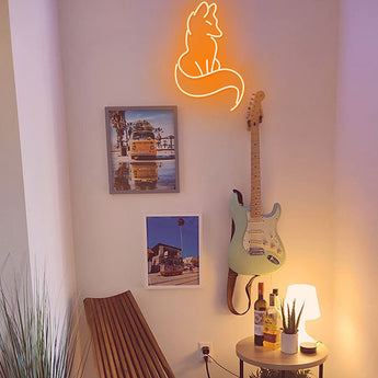Fox Neon Light Sign - Aha Neon®