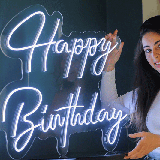 Happy Birthday LED Neon Sign - Aha Neon®