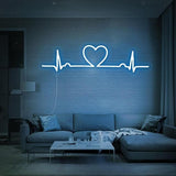 Heartbeat Pulse Neon Sign - Aha Neon®