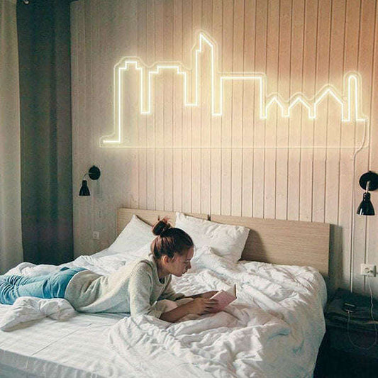 Houston Skyline LED Neon Sign - Aha Neon®