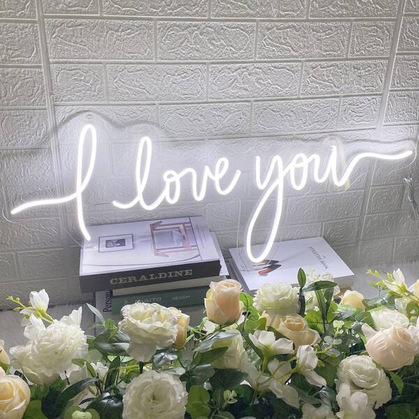I Love You Neon Sign - 1
