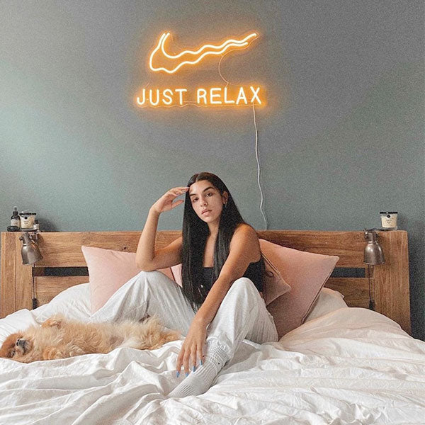 Just Relax Neon Wall Sign - 5