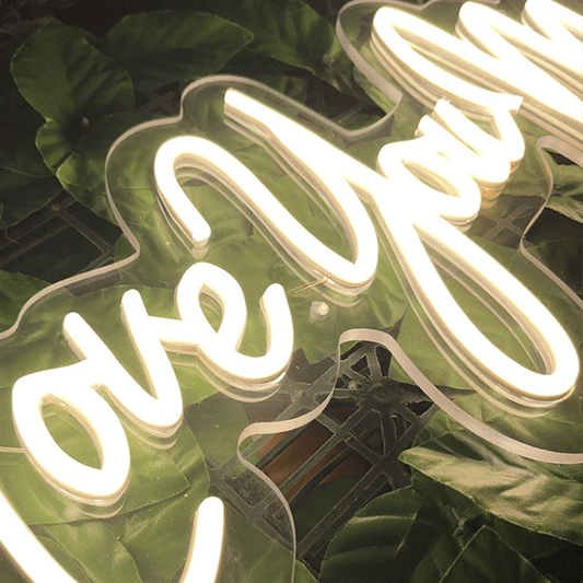 Love You More Sign - Aha Neon®