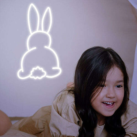 LED Neon Bunny Light Sign - Aha Neon®