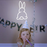 LED Neon Bunny Light Sign - Aha Neon®