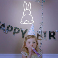 LED Neon Bunny Light Sign - Aha Neon®