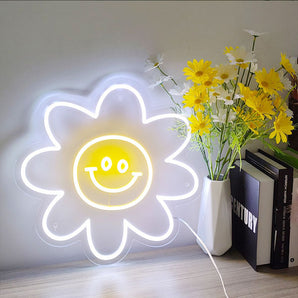 Sunflower Neon Sign - Aha Neon®