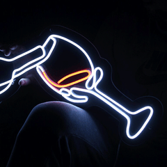 Wine Bottle Neon Sign - Aha Neon®