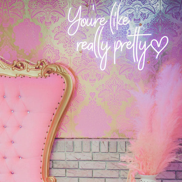 <img src='pic.jpg' alt='You Are Really Like Pretty Neon Sign2.' />