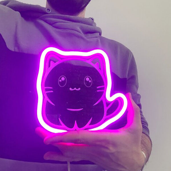<img src='pic.jpg' alt='Cat UV Printing Neon Light1.' />