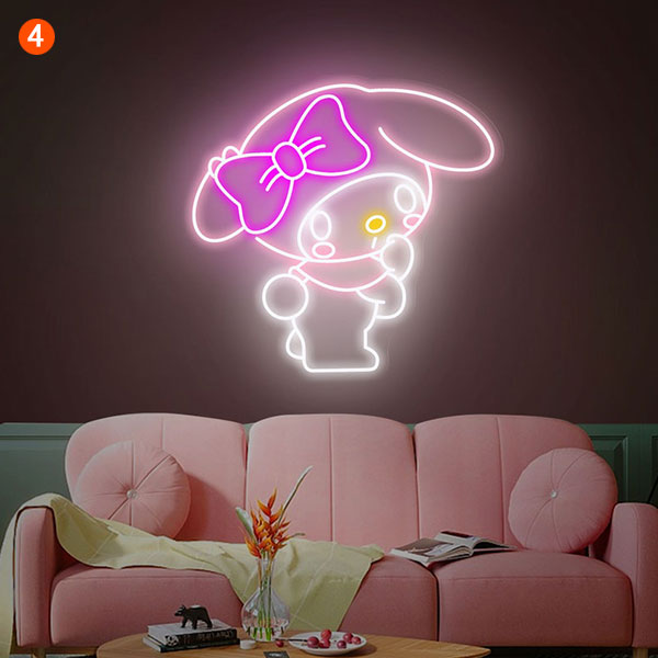 Kawaii Neon Wall Art - 4