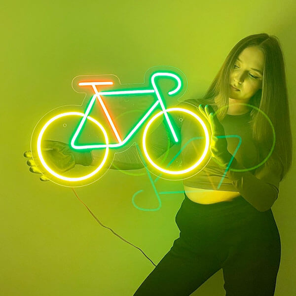 Bike Neon Wall Art