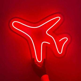 Plane LED Light Sign | Aha Neon – Aha Neon®